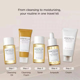 SKIN1004 Madagascar Centella Travel Kit, Mini Soothing Repair Hydrating Skincare Set For Sensitive Dry Skin Daily Travel Gift