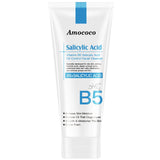Amococo 2Pcs B5 Salicylic Acid Face Wash 100ml Oil Control Cleanser Deep Pore Foaming Wash for Oily Acne Prone Skin