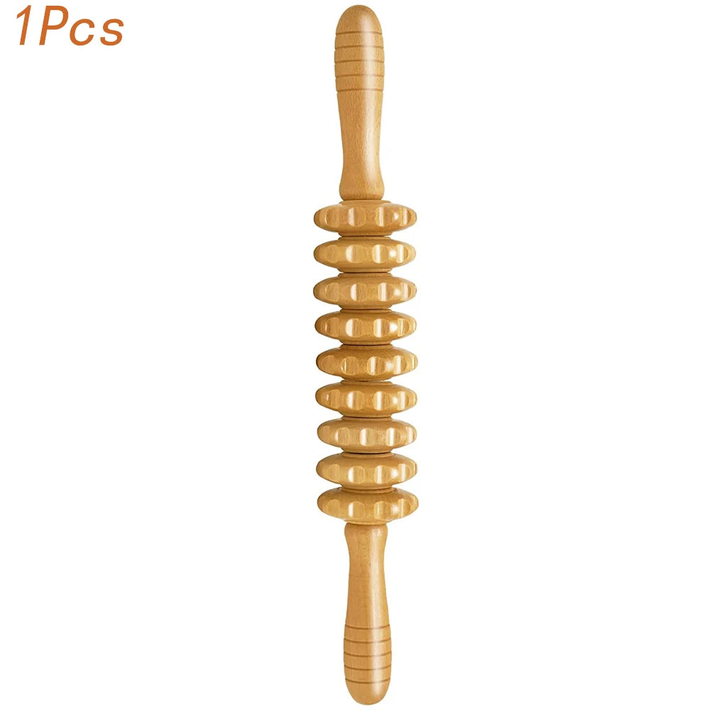 Wood Massage Maderoterapia Massager Roller Anti Cellulite Slimming Gua Sha Massager For Body Back Foot Masajeador