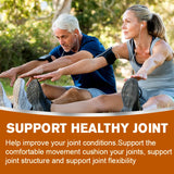 Glucosamine Chondroitin MSM - Joint Support Supplement for Men and Women - Relieve Joint Discomfort, 30/60/120 Capsules, NON-GMO