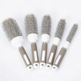 6 Size Hair Brush Nano Hairbrush Thermal  Round Barrel Comb Hairdressing Hair Salon Styling Drying Curling Blow Dry Hair Brush