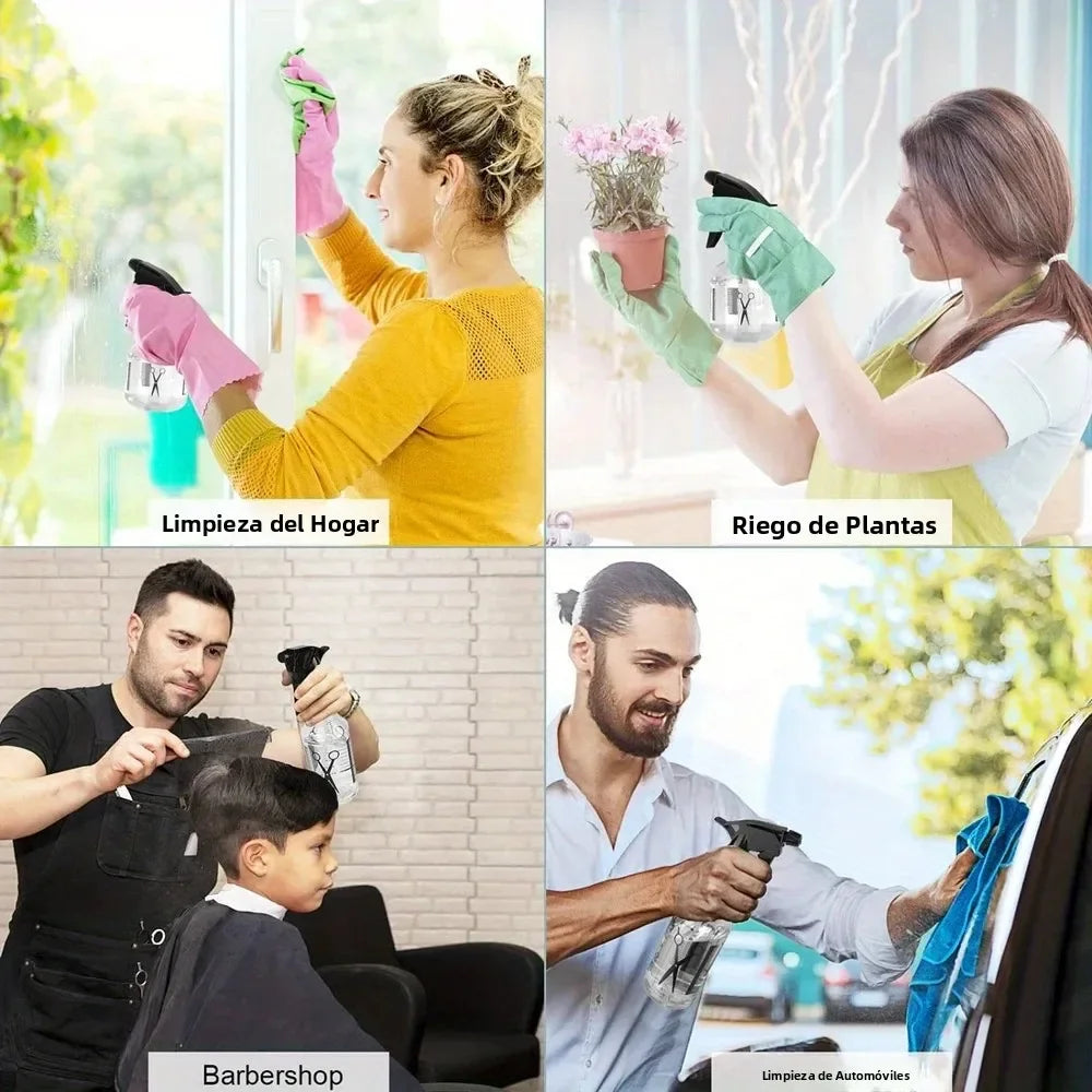 WANMEI Barber Hairdresser Water Sprayer Set Barbershop Hairdressing Neck Duster Cleaning Brush Professional Hair Styling Tool
