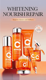 Vitamin C Skincare 6-Piece Gift Set Whitening Brightening Moisturizing And Firming – All In One A Perfect Holiday Christmas Gift