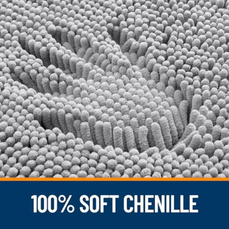 Bathroom Rugs 30x20, Extra Soft Absorbent Chenille Bath Rugs, Rubber Backing Quick Dry, Machine Washable Bath Mats for Bathroom