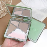 All-in-One Contour Palette Makeup Pearlescent Highlighter&Matte Nose Shadow Shimmer Sculpt&Define Beauty Natural Finish Cosmetic