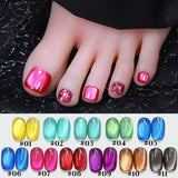 1-6PCS 12ML Human Fantasy Cat Eye Gel Nail Polish Ice Clear High-end Glass Bead Semi-permanent Gel Nail Polish Nail Art Supplies