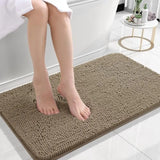 Bathroom Rugs 30x20, Extra Soft Absorbent Chenille Bath Rugs, Rubber Backing Quick Dry, Machine Washable Bath Mats for Bathroom
