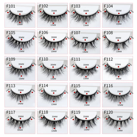 Natural Mink Lashes High Quality Fashion Classic Soft Full Strip Lashes Makeup 12mm Short Mink Eyelashes