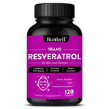 Resveratrol - Premium Antioxidant Supplement for Anti-Aging, Immune Support, Brain & Joint Health