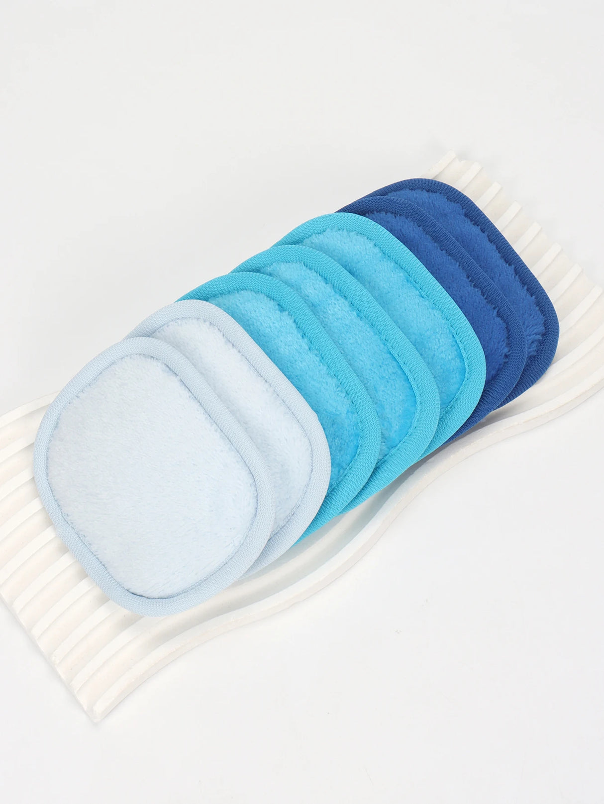 810 Makeup Remover Wipes Gradient 7Pcs, Machine Washable, Reusable Makeup Remover Tools for All Skin Types