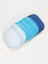 810 Makeup Remover Wipes Gradient 7Pcs, Machine Washable, Reusable Makeup Remover Tools for All Skin Types
