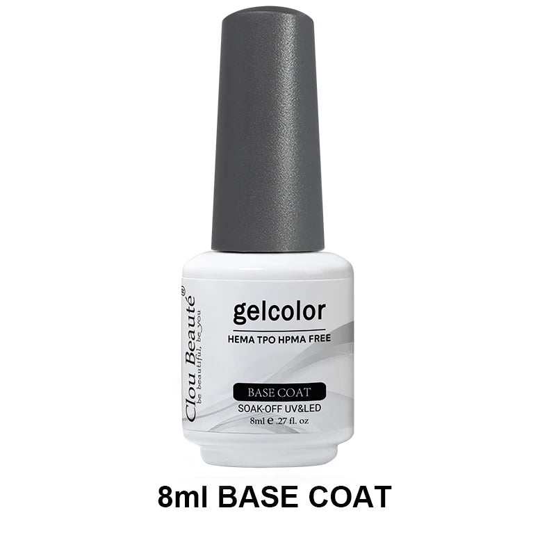 Clou Beaute Gel Color Hema TPO Free 15ml Gel Nail Varnish Soak Off UV Gel Polish Nail Art Manicure Lacquer Nail Art Jelly Gel