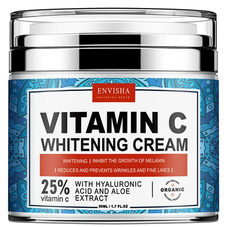 ENVISHA Face Skin Care Whitening Freckle Cream Remove Melasma Dark Spots Melanin Anti-Aging Lightening Shrink Pores Moisturizing