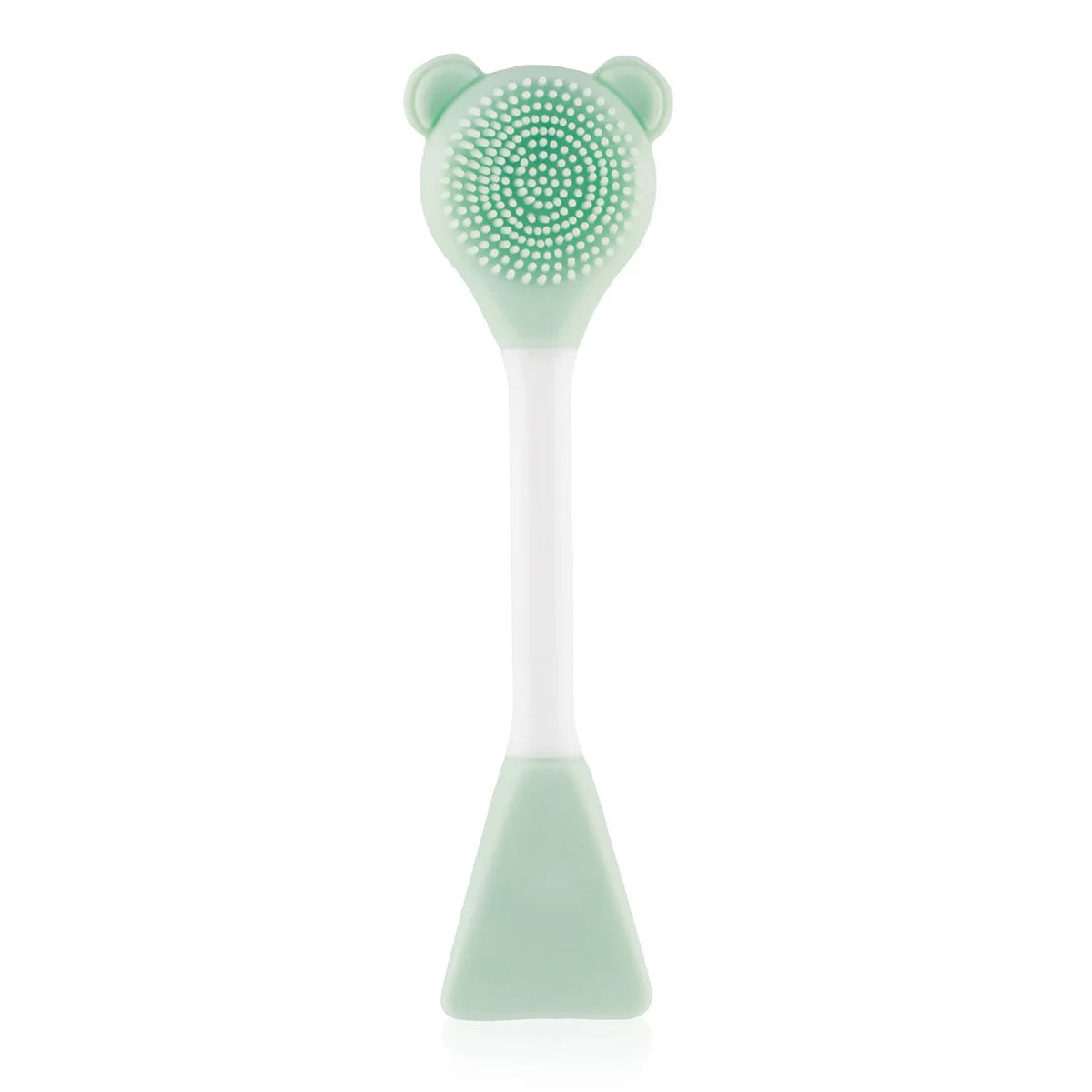 Bear Silicone Double Head Face Mask Brush Facial Exfoliate Blackhead Removal Cleanser Brush Mud Film Facial Brush Skin Care Tool