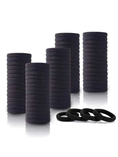 Hair Ties 100 Pcs Bulk, Seamless & Strong Hold, Diameter 1.58 Inch (4cm), for Thick & Thin Hair, Great for Gifts (Wife/Daughter)