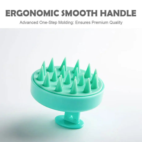 Silicone Scalp Massage Comb - Soft PE Bristles Shampoo Brush for Deep Cleansing, Home SPA & Bath Brush