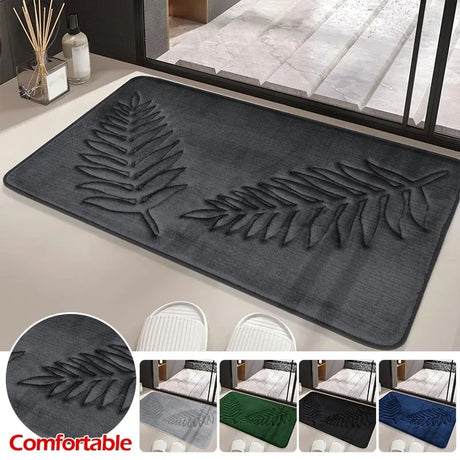 Fashion Bath Rug Soft Non-Slip Quick Dry Bath Mat Absorbent floor mat bathroom mat Machine Washable Shower Anti-slip Carpet