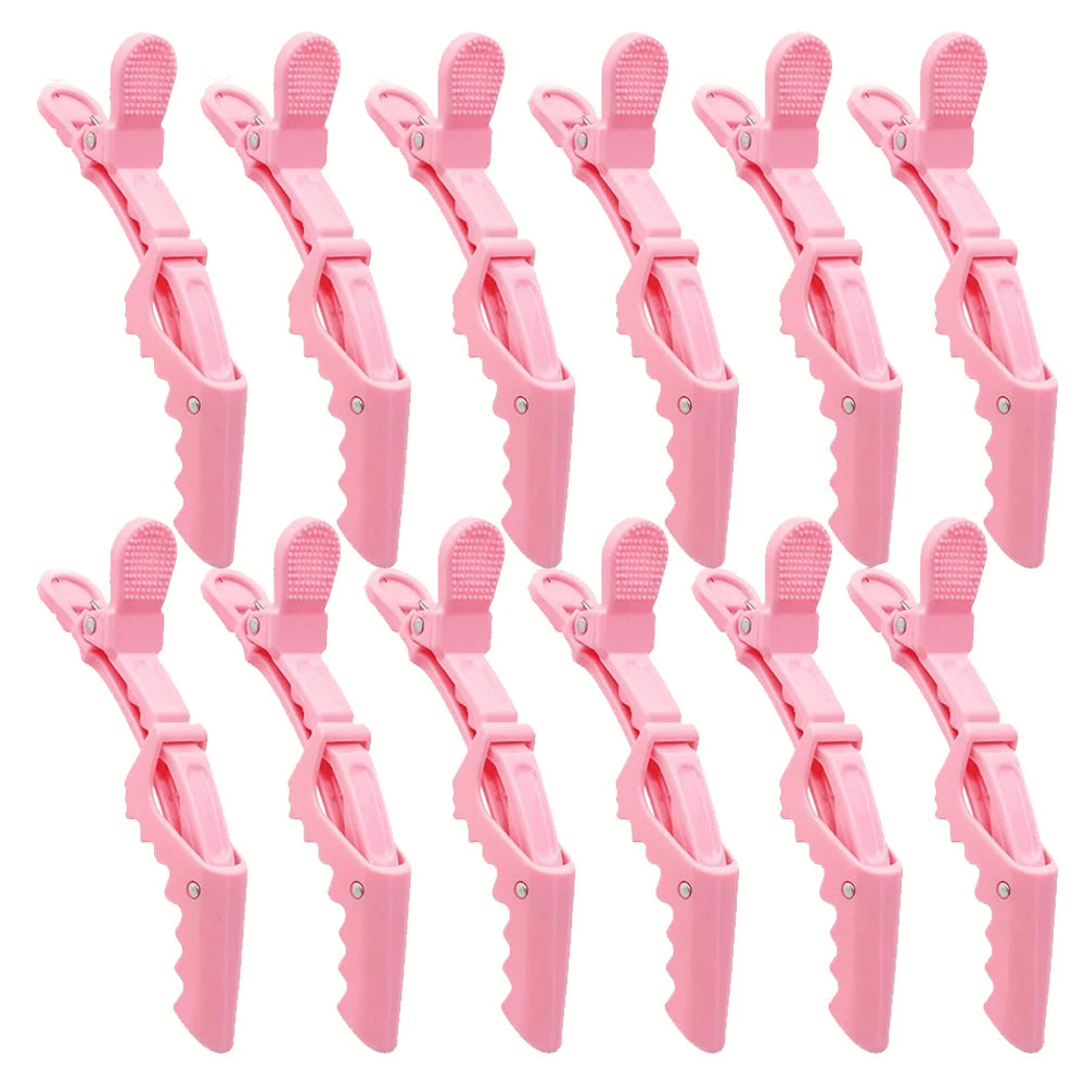 12Pcs Hair Clips for Styling Sectioning,Wide Teeth Design Professional Salon Alligator Hair Clips for positioning, perming