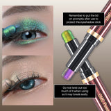 CHARMACY Multichrome Eyeshadow Pen Double Head Multichrome Eye Shadow Glitter for Eyes Waterproof Professional Maquillaje