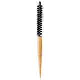 Small Round Hair Brush Wooden Handle Mini Round Hair Styling Brush for Short Hair Blow Drying