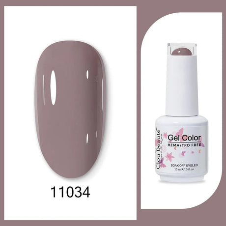 Clou Beaute 15ml HEMA TPO FREE Gel Nail Polish Bright Dark Army Green Gel Lacquer Semi Permanent Art Organic  Nail Gel Varnish