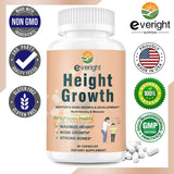Bone Strength Supplement - for Natural Height Growth, Adult and Kids - High Absorption - Calcium, Magnesium, Zinc,Multivitamins