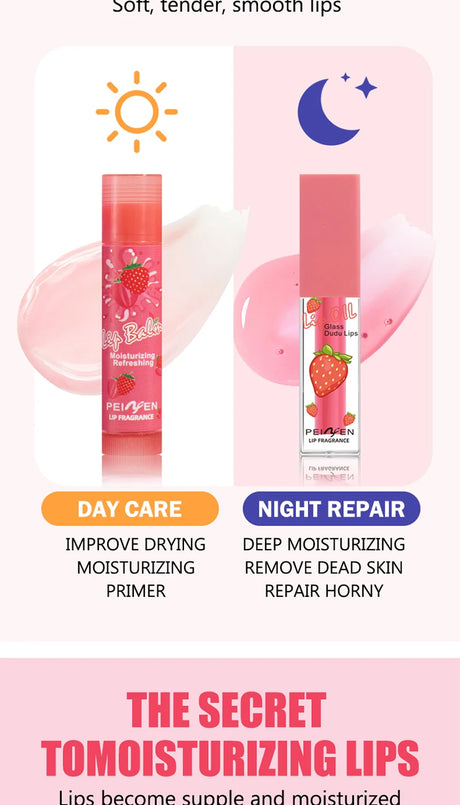Penifen lip cream lip mask set lasting moisturizing care lip moisturizing lip gloss moisturizing
