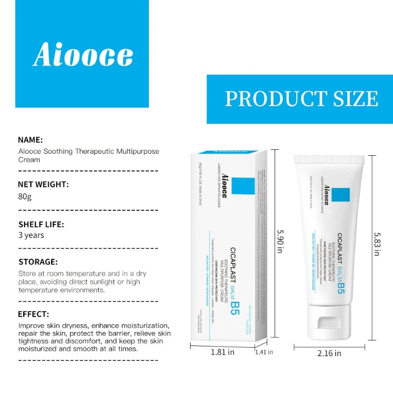 Vitamin B5 Barrier Repair Cream 80g Nicotinamide Hydrate Moisturize Relieve Sensitive Dry Redness Non-irritating Daily Face Care
