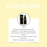 Hair Styling Spray Strong Hold Enhance Luster Non-greasy Quick-Dry Moisturizing Thickening Volumizing Natural Hair Holding Mist