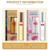 Instant Volumising Lip Plumper Oil Enhancer Lip Gloss Plumping Serum Moisturizing Anti-Wrinkle Lipstick Sexy Lip Care Makeup