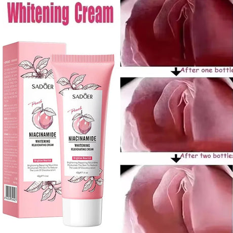 Remove Melanin Nicotinamide Brightening Cream For Dark Skin Effective Lighten Thigh Inner Bleach Private Parts Brighten Cream