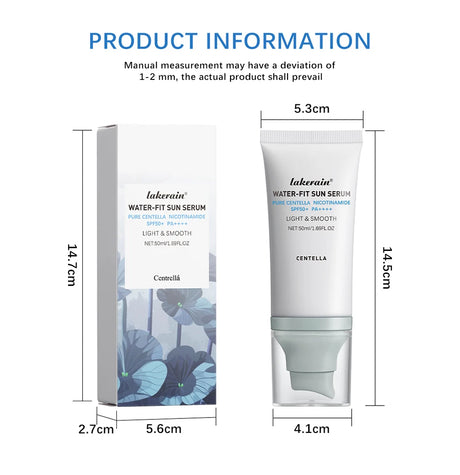 SPF50 Facial Centella Sunscreen Protector Solar Sunblock Skin Whitening Cream Korean Moisturizing Protector New Care Body