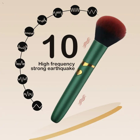 2 In 1 Electric Multi-Function Makeup Brush Foundation Make-Up Massage Vibration Powder Blusher Makeup Tools Makeup Brush