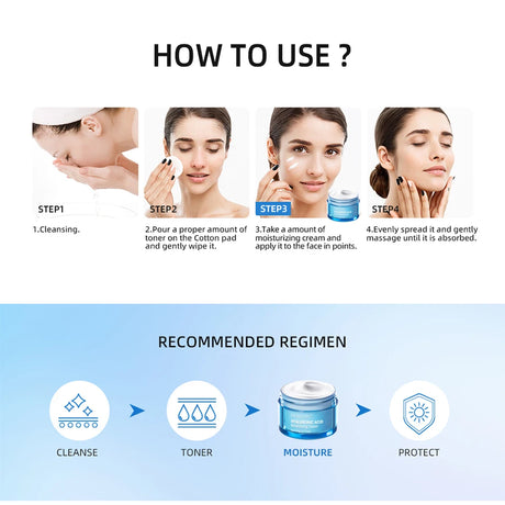 Hydro Boost Hyaluronic Acid Hydrating Face Moisturizer Gel-Cream to Hydrate and Smooth Extra-Dry Skin