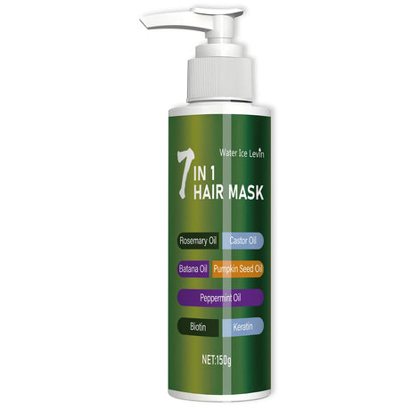 7-in-1 Deep Care Hair Mask to Prevent Breakage and Soften Dry Hair, Rich in Rosemary Oil, Castor Oil, and Biotin Keratin