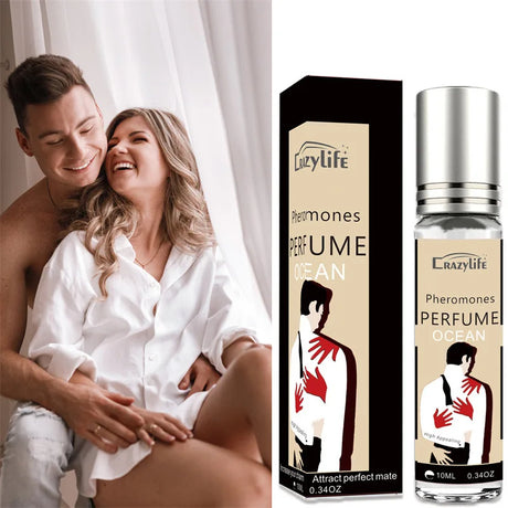 10ml Crazy Ocean Fresh Sweet Sexy High Appealing Erotic REFRESH Pheromone Perfume Roller Ball Fragrance Spray for Men Women