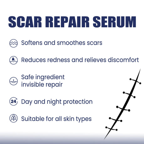EELHOE Silicone Skin Scar Gel Retinol Niacinamide Scars Stretch Marks Burn Marks Deeply Nourish Skin Reduce Redness Swelling 30g