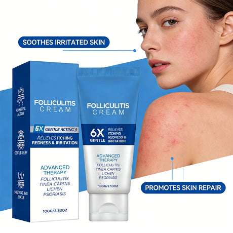 Folliculitis Cream Reduce Redness Relieve Itching Soothing Stimulating Herbal Gentle Smoothing Nourishing Care Cream