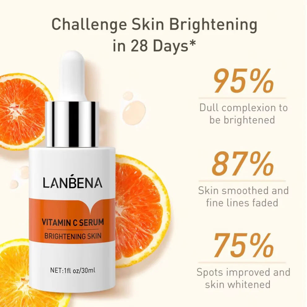 LANBENA Full Range Of Serums: Vitamin C Retinol Pore Tightening Acne Treatment 24K Anti-Aging – There's Always One For You