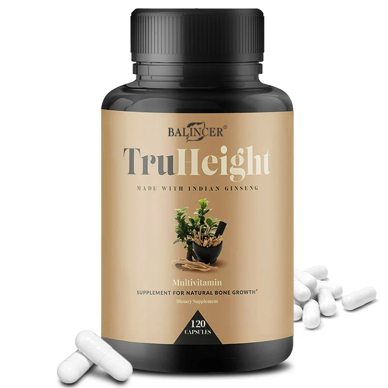 Natural Bone Growth Supplement Bone Strength and Density Support, Promotes Natural Growth of Bones in Children, Teens