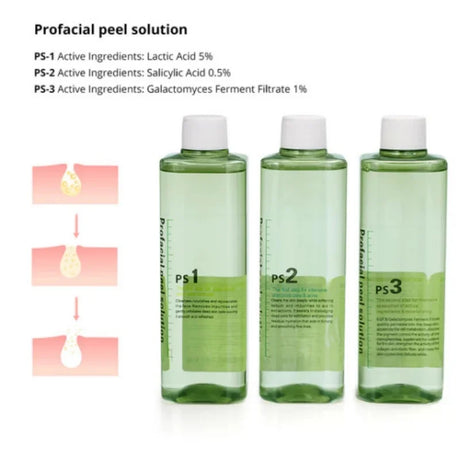 Hydra Peeling Solution Hydro Facial Serum Face Essence for Dermabrasion Machine Face Skincare Exfoliate Treat Acne Moisturize