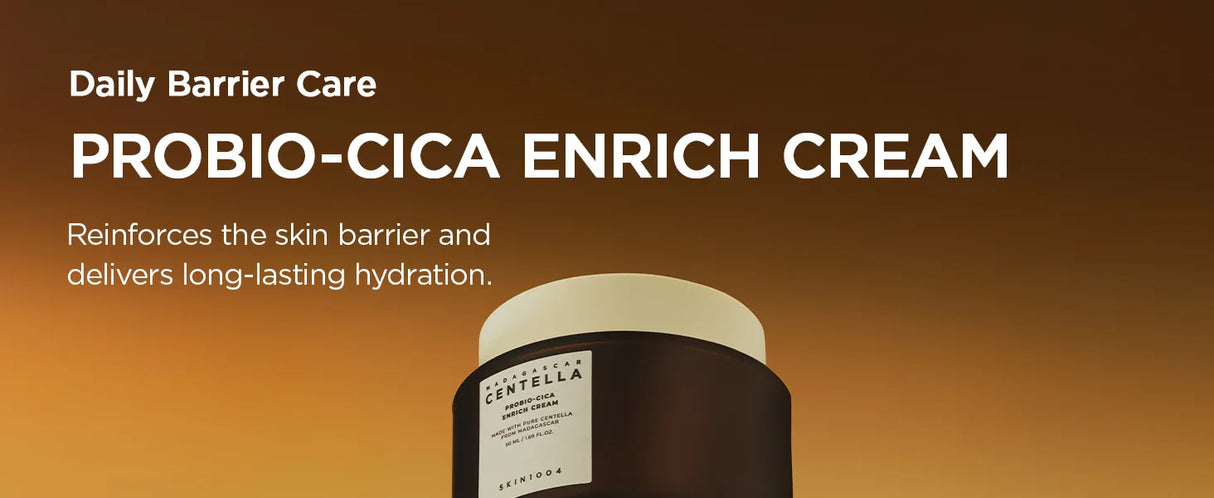 SKIN1004 Centella Probio-Cica Cream Moisturizer for Dry Sensitive Skin Probiotics Cica Barrier Repair Cream Korean SkinCare 50ml