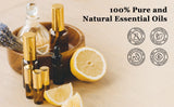 EUQEE 10ml Natural Plant Essential Oil with Dropper For Diffuser Humidifier Lavender Jasmine Eucalyptus Vanilla Essential Oils