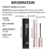 DIAONI Sky-High Lift Mascara Mother's Day Gift Waterproof Smudge-Proof Long-Lasting Curling Natural Defined Separated Lashes