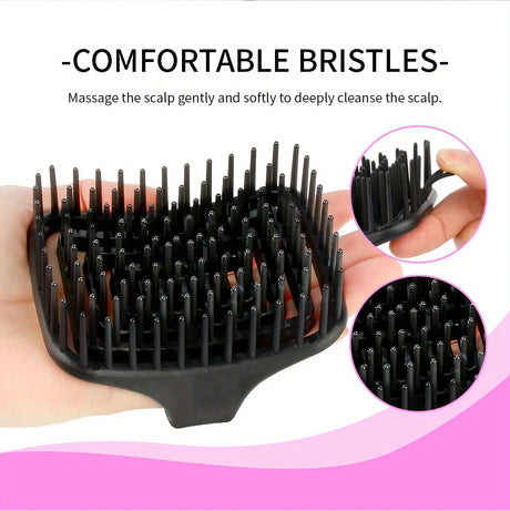 WANMEI Scalp Massage Shampoo Brush - Deep Cleansing & Exfoliation, TPEE Hollow Design, Easy Hair Care