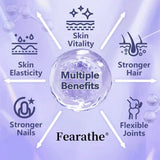 Multi Collagen Capsules, Type I/II/III/V/X Collagen, Biotin & Hyaluronic Acid, Support Skin Hair Nail Joint & Overall Wellness