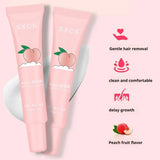 Honey peach Hair removal cream  Hair Growth Inhibitor Gentle Fast Painless Hair removal for Arm Armpit Legs Intimate Areas