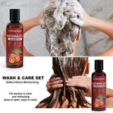 Batana Oil Shampoo & Conditioner Set Natural Batana Extract Deep Nourish Smooth Frizzy Split Ends Boost Soft Shiny Hair Gentle Hydrating Scalp Care Kit For Curly Straight Color Treated Hair Men Women Daily Use
