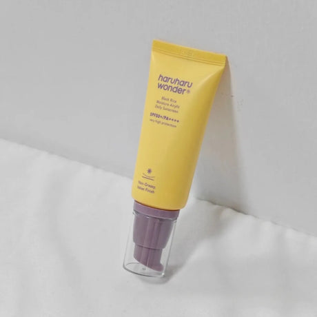 haruharu wonde sunscreen physical black rice moisturizing, non-sticky and brightening 50ml