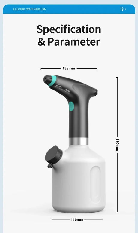 Automatic Watering Fogger Electric Plant Spray Bottle USB Electric Sanitizing Sprayer Hand Watering Machine Plants Garden Tools